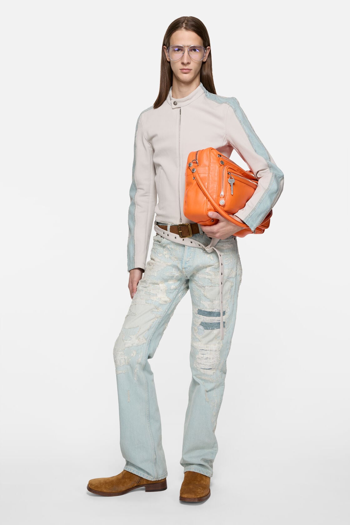 Acne Studios Mended jeans - 2010M - Light blue