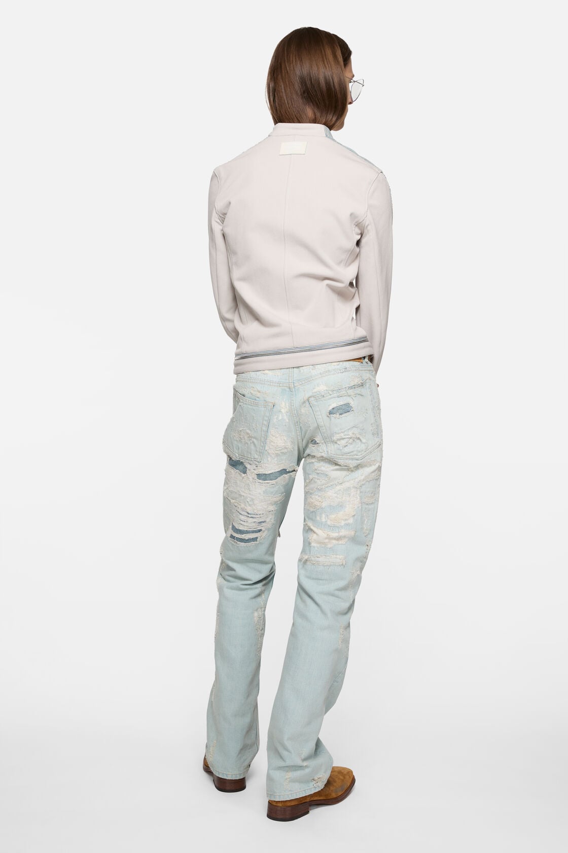 Acne Studios Mended jeans - 2010M - Light blue