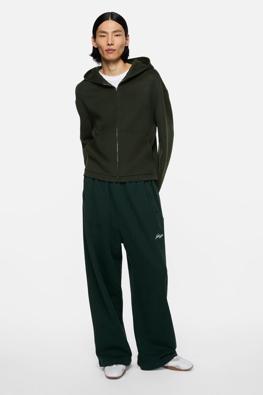 Acne Studios Cashmere jacket with hood - Dark green