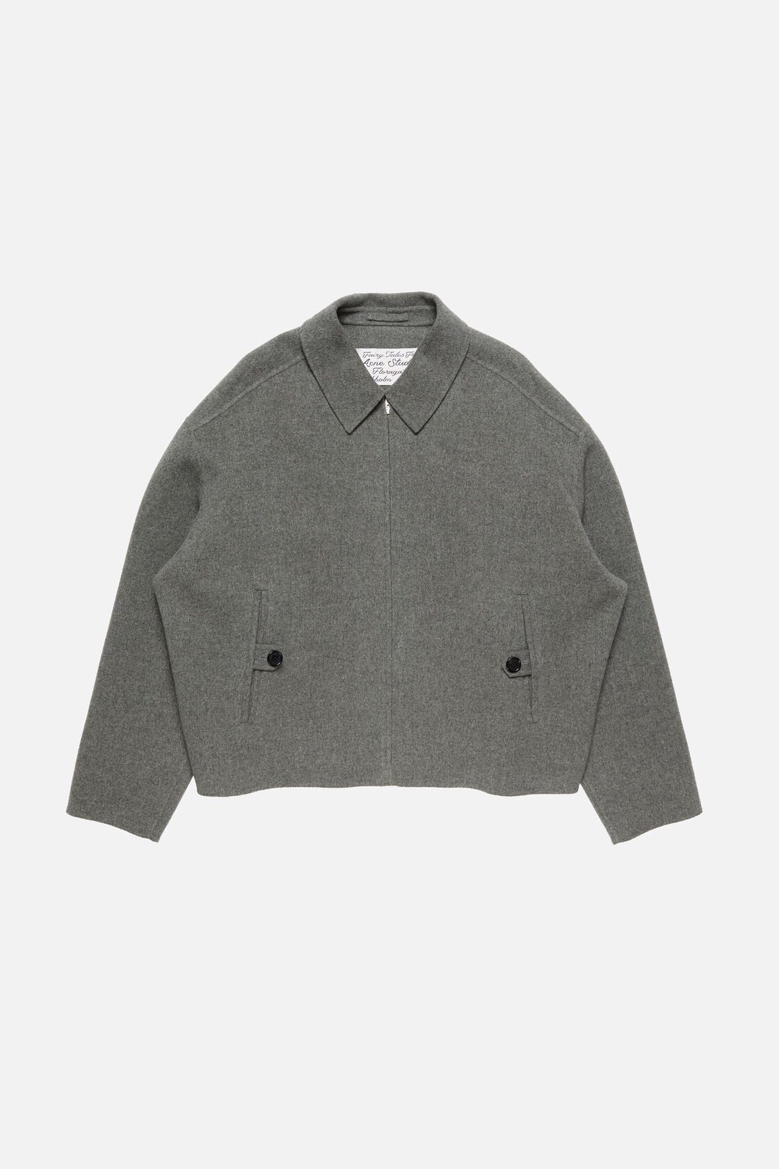 Acne Studios Cashmere blend jacket - Vintage grey melange