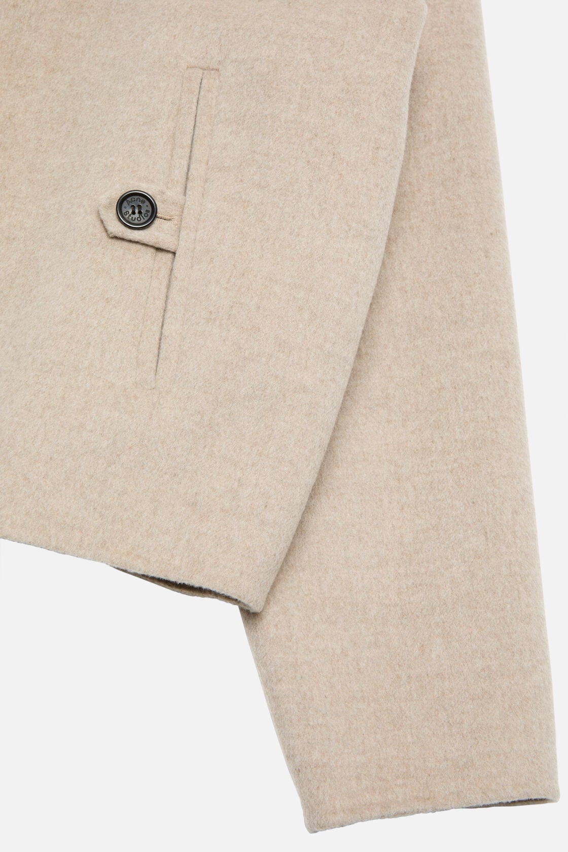 Acne Studios Cashmere blend jacket - Oatmeal melange