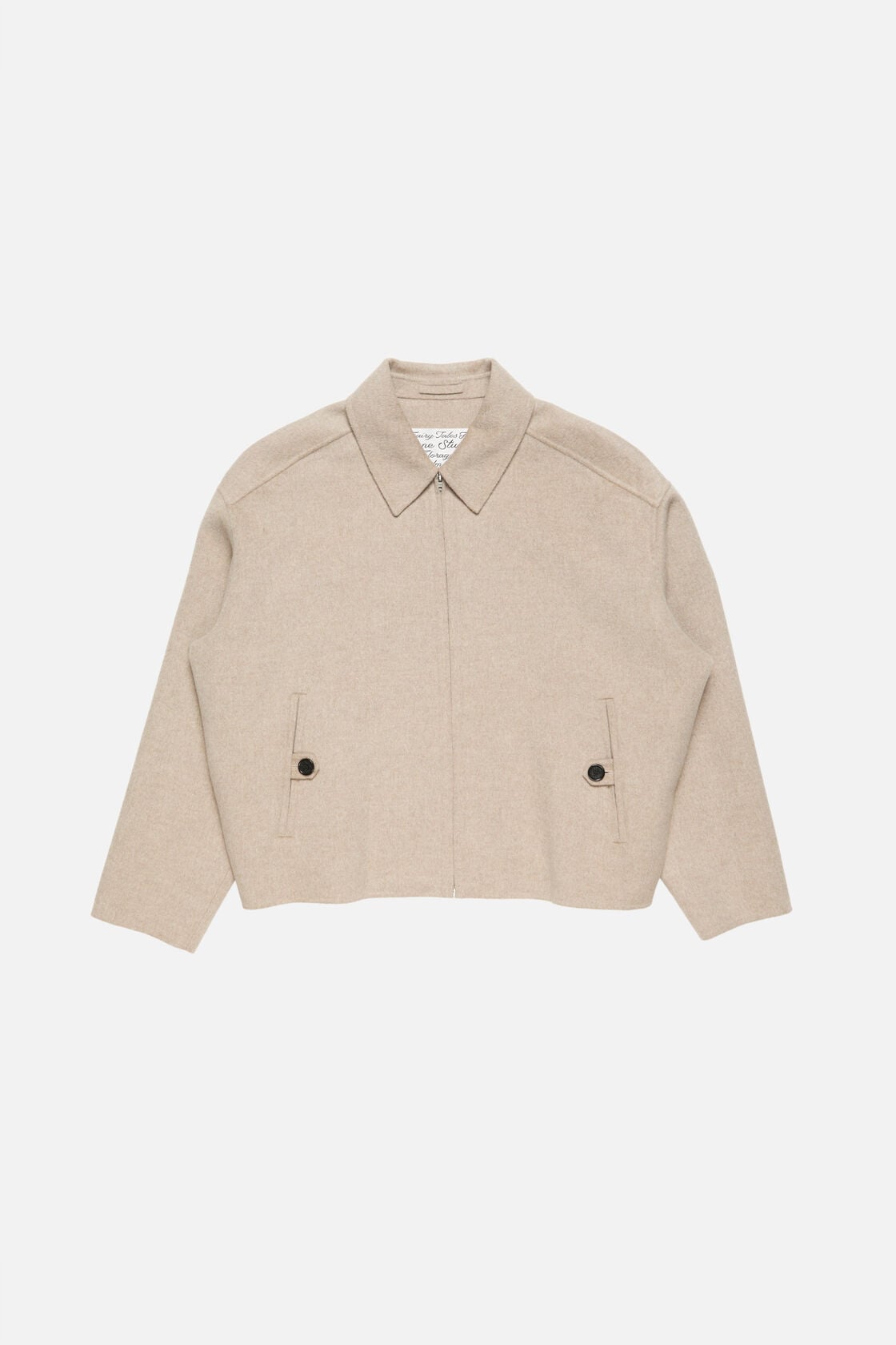Acne Studios Cashmere blend jacket - Oatmeal melange