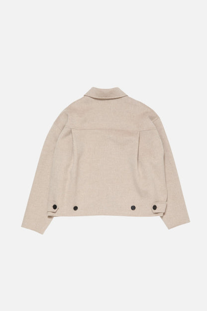 Acne Studios Cashmere blend jacket - Oatmeal melange