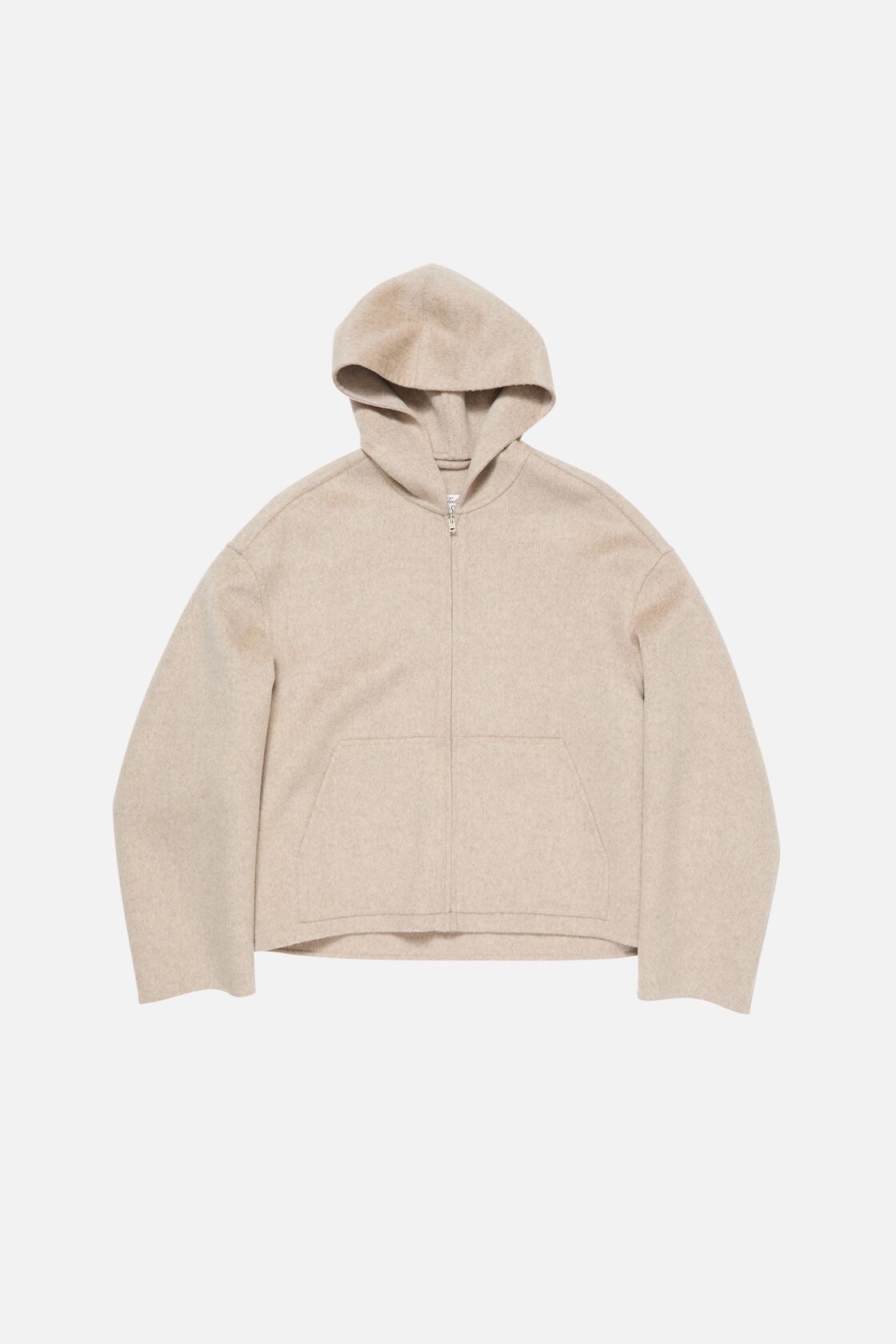 Acne Studios Cashmere jacket with hood - Oatmeal melange