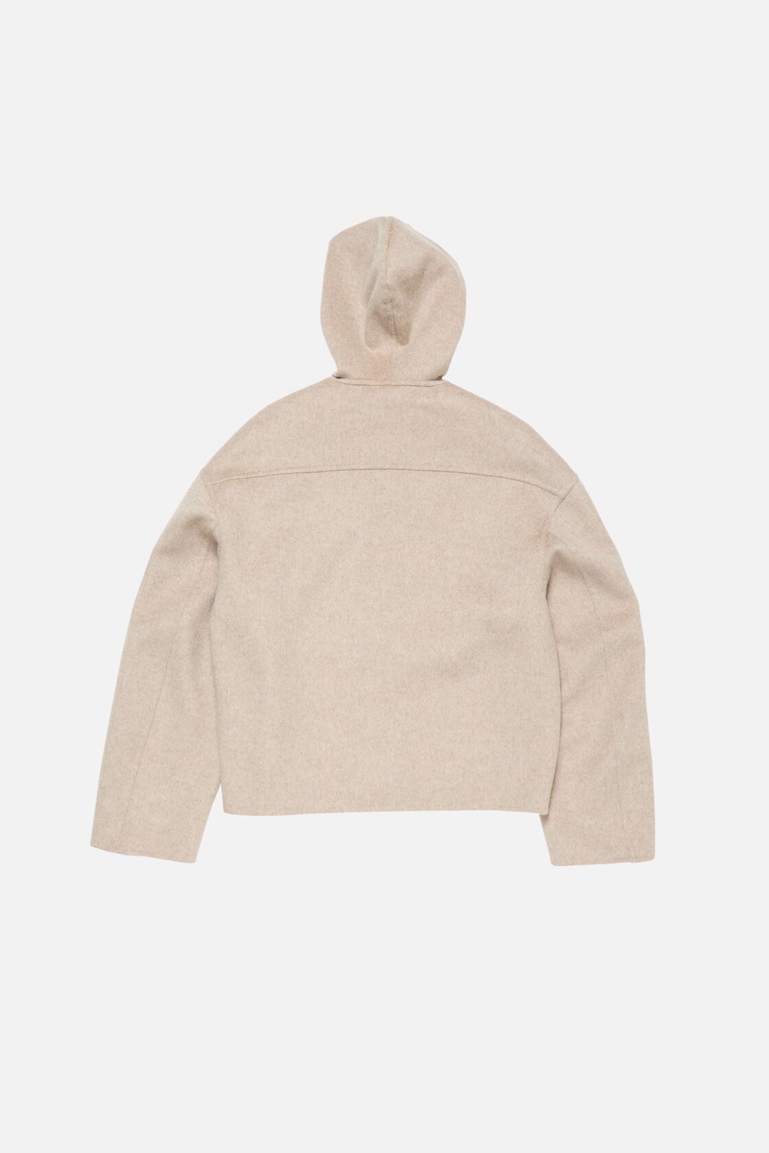 Acne Studios Cashmere jacket with hood - Oatmeal melange