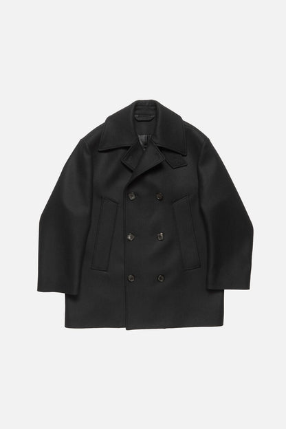 Acne Studios Wool peacoat - Black