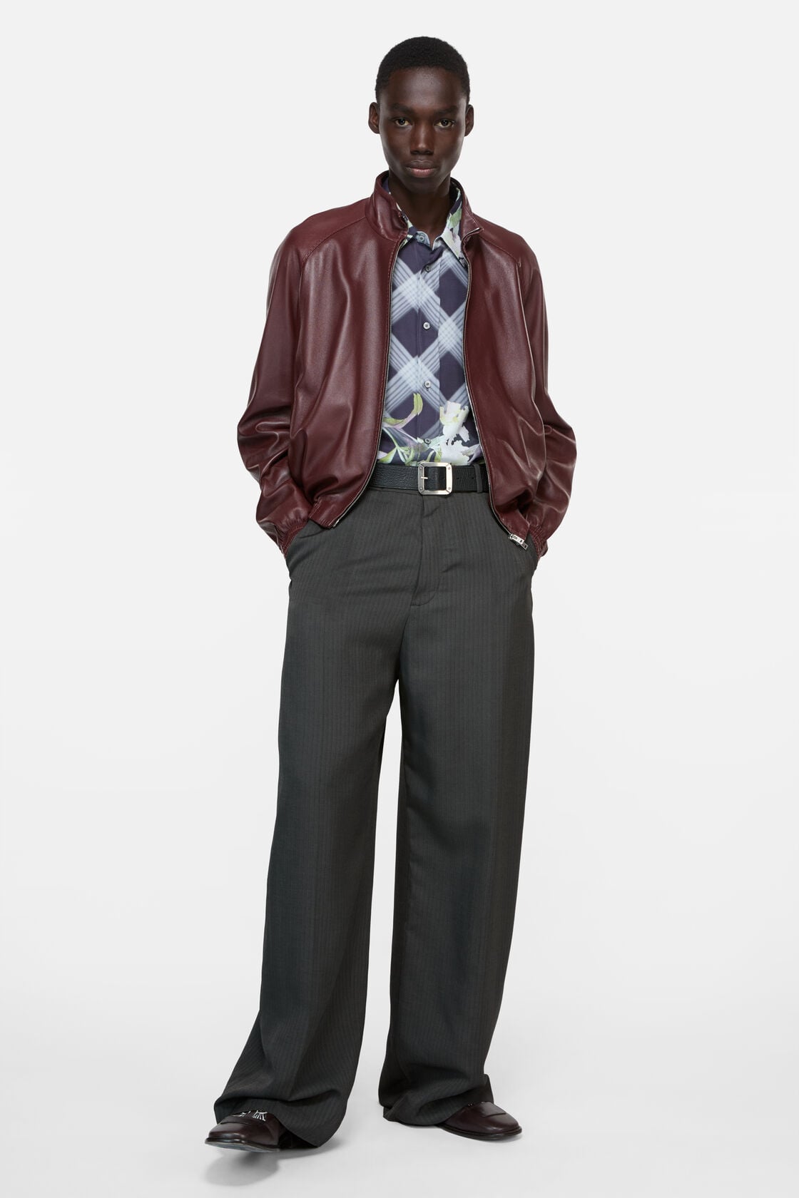 Acne Studios Leather jacket - Rum brown