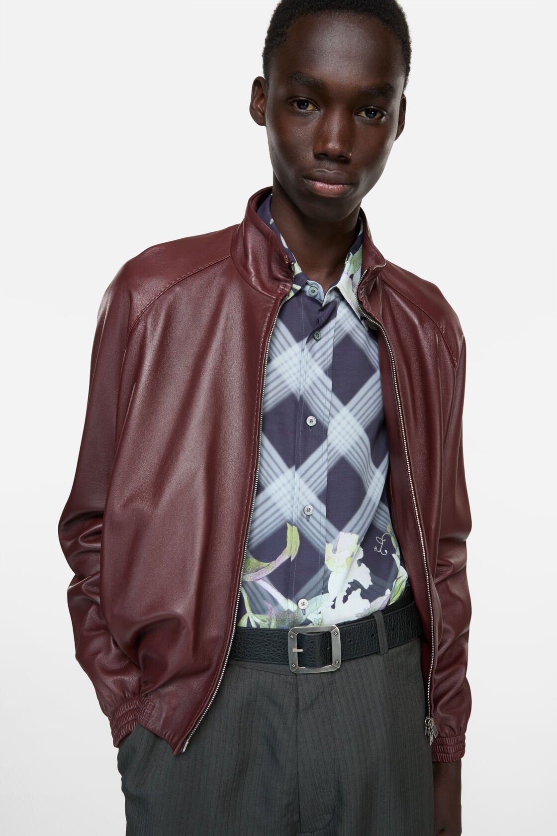 Acne Studios Leather jacket - Rum brown