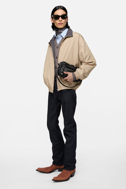 Acne Studios Reversible logo jacket - Beige