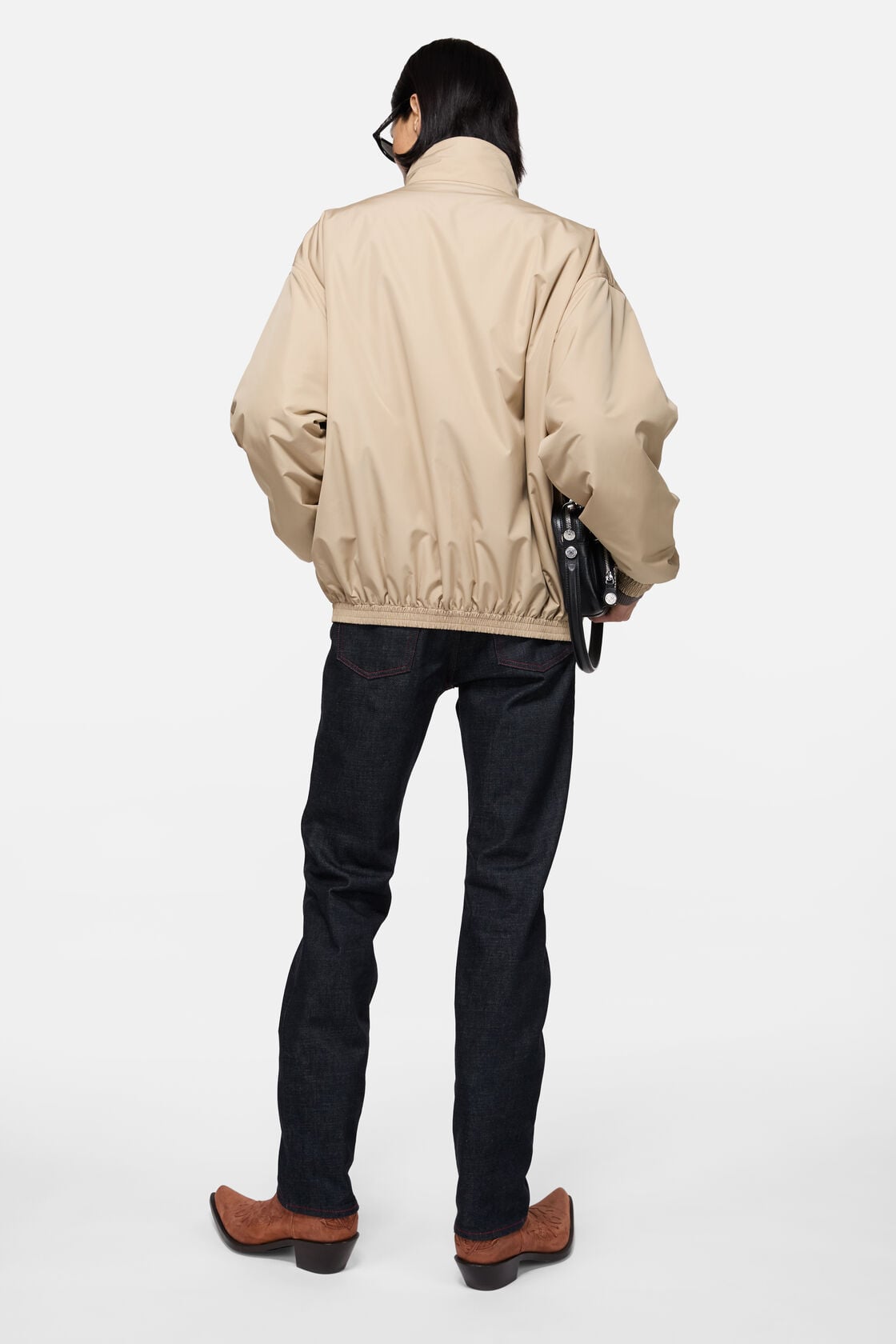 Acne Studios Reversible logo jacket - Beige