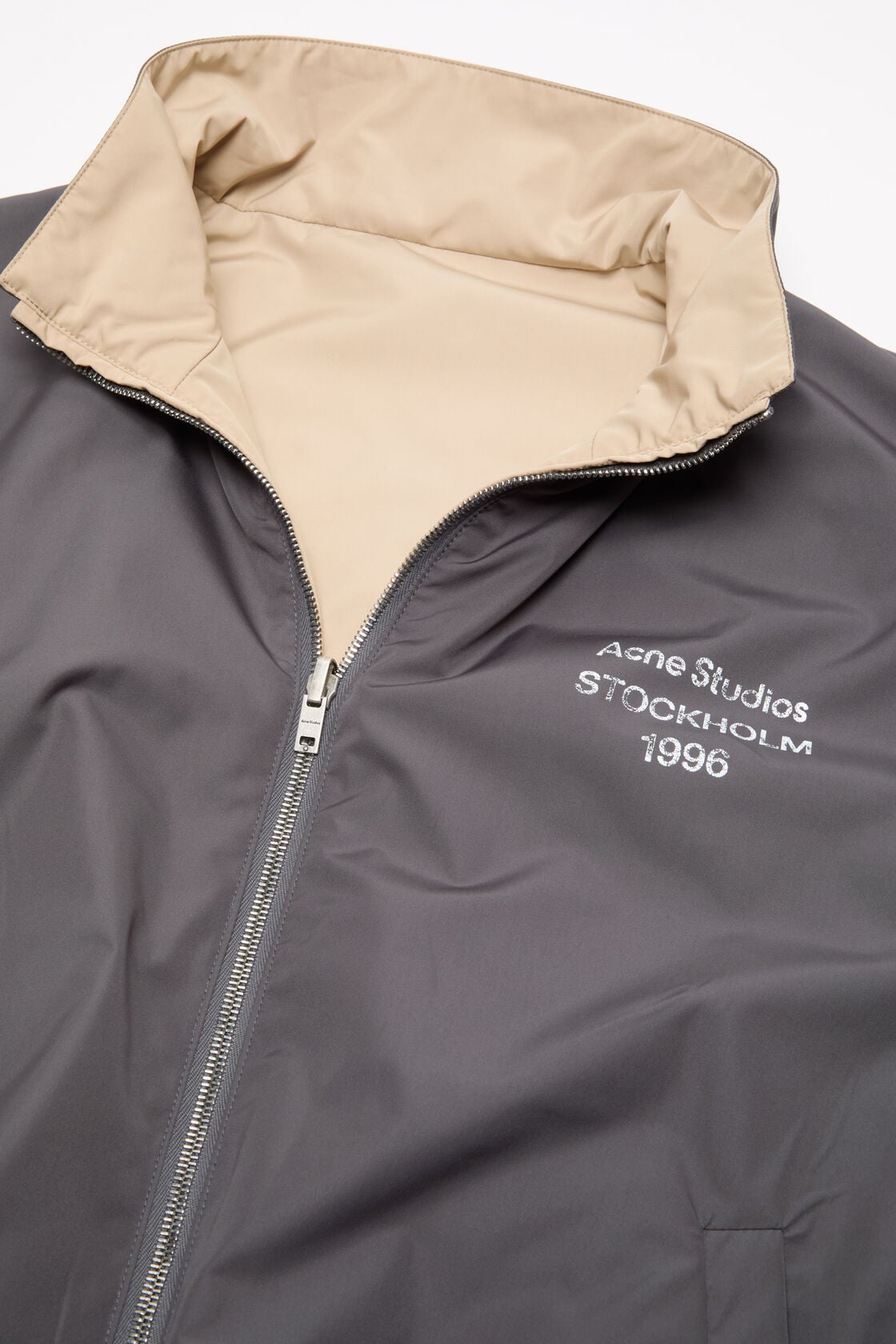 Acne Studios Reversible logo jacket - Beige