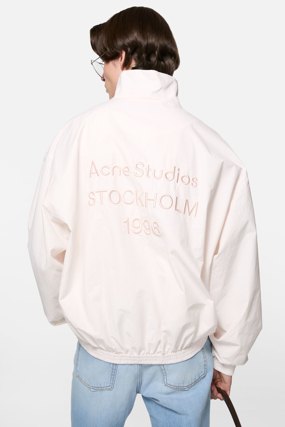 Acne Studios Technical jacket with logo - Soft white