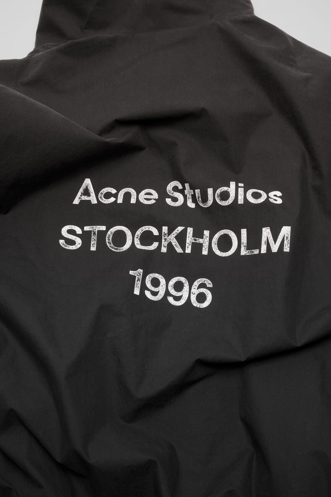 Acne Studios Washed logo jacket - Black