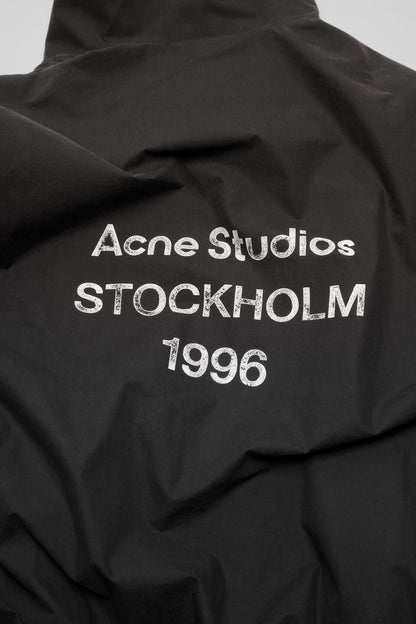 Acne Studios Washed logo jacket - Black