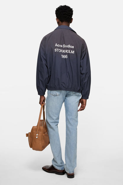 Acne Studios Washed logo jacket - Navy