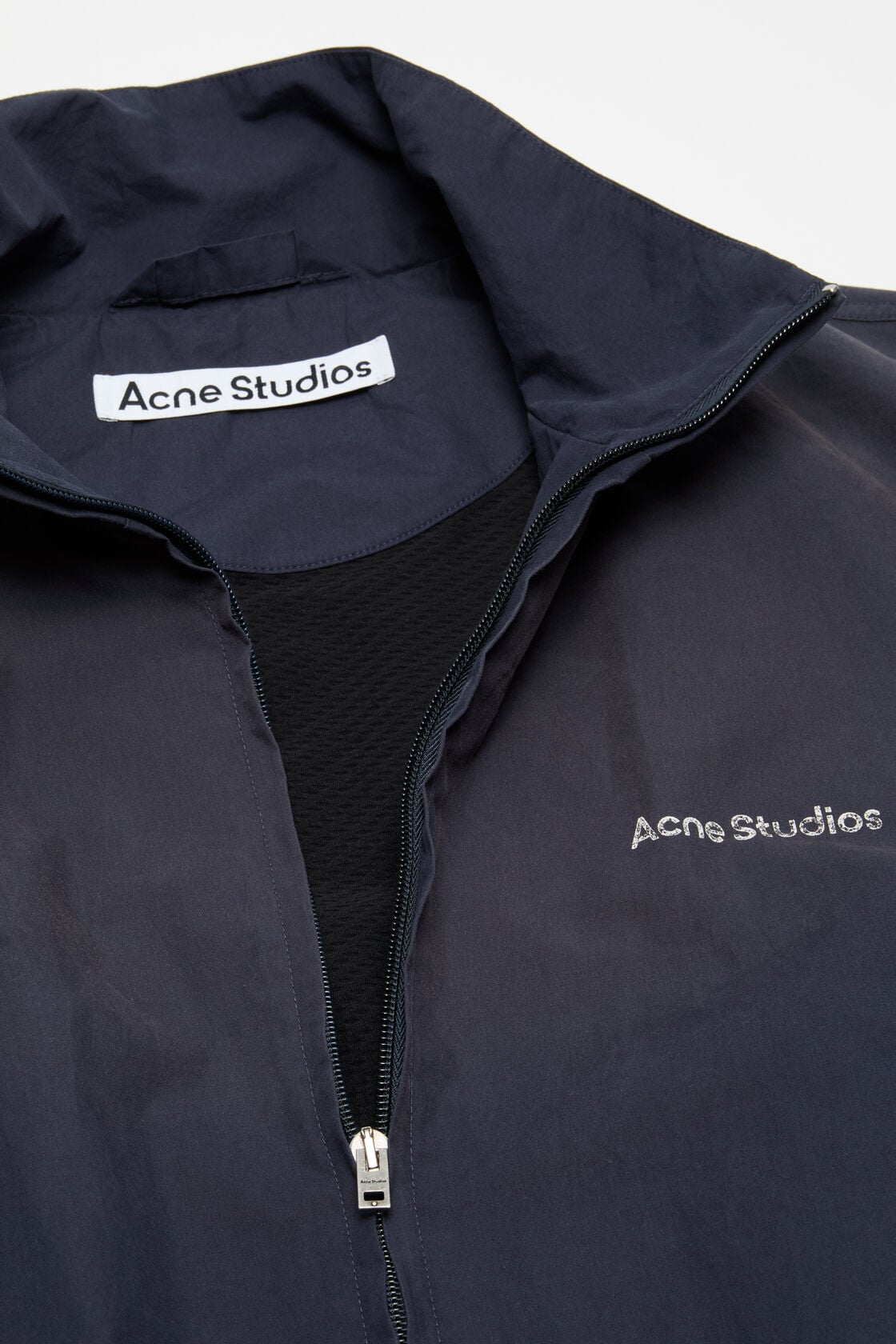 Acne Studios Washed logo jacket - Navy