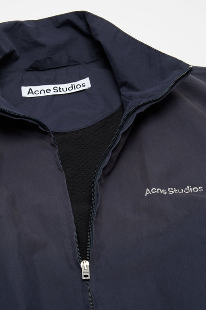 Acne Studios Washed logo jacket - Navy