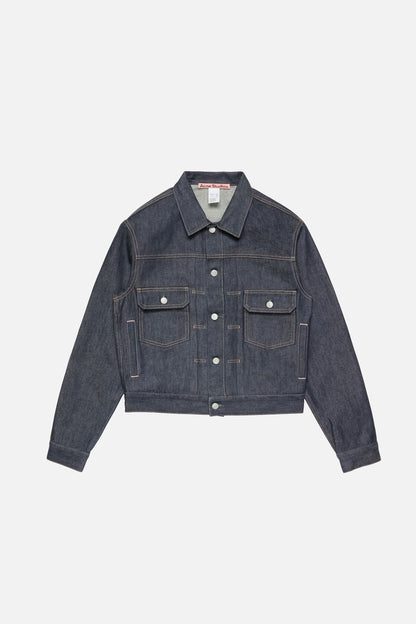 Acne Studios Raw denim jacket - Indigo blue