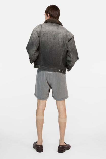Acne Studios Washed denim jacket - Black