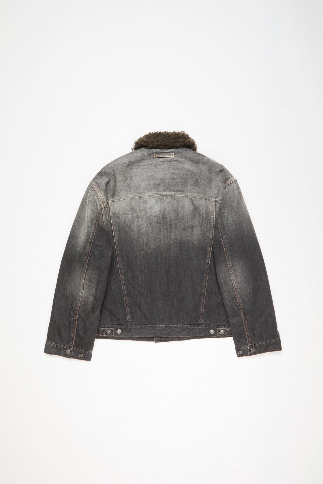 Acne Studios Washed denim jacket - Black