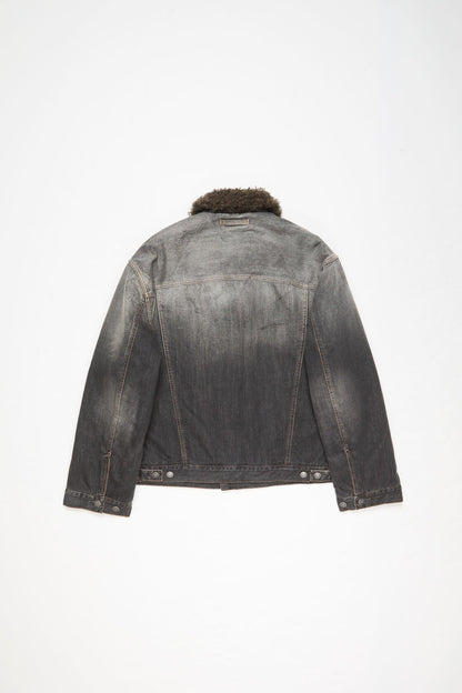 Acne Studios Washed denim jacket - Black