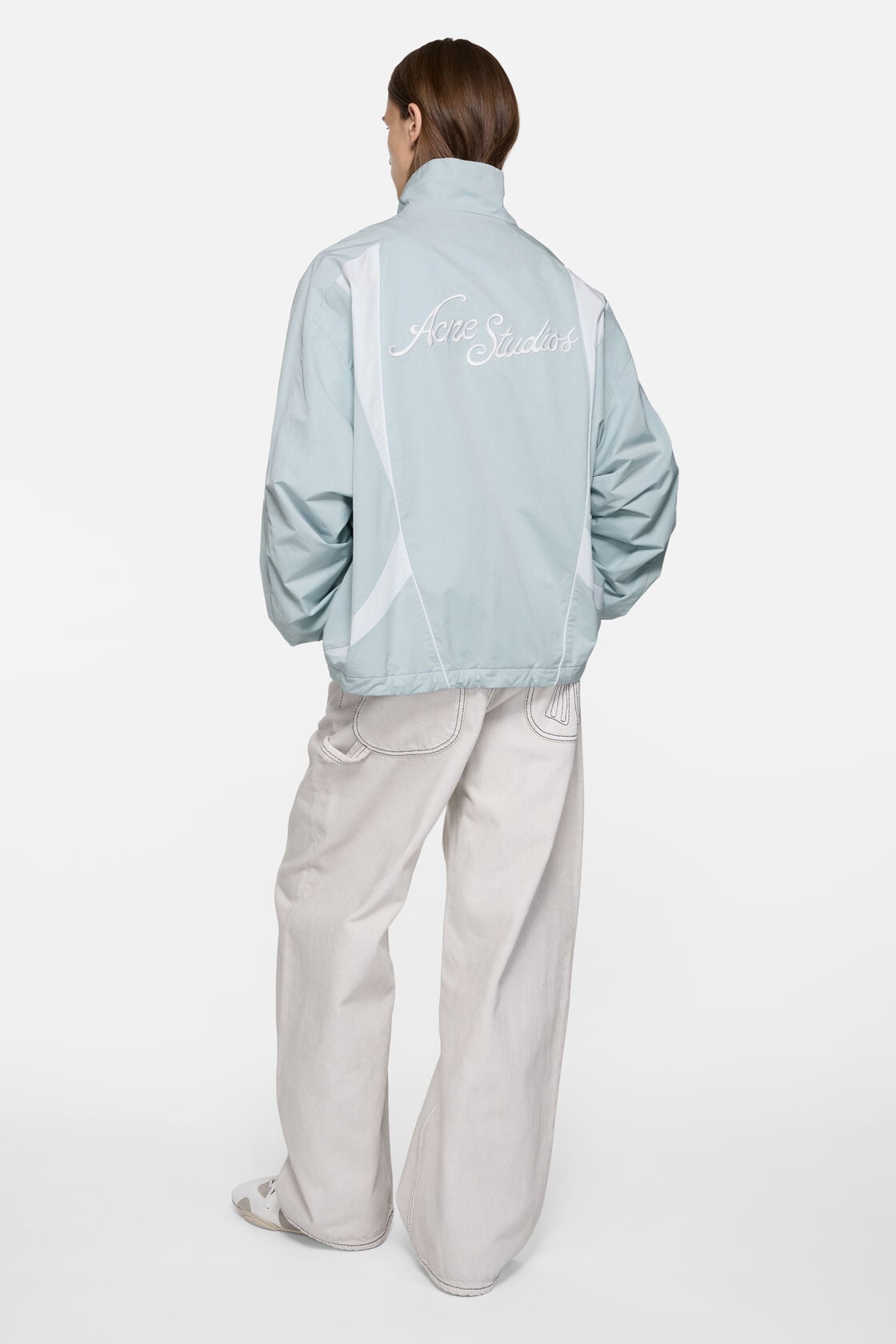 Acne Studios Technical logo jacket - Cold grey