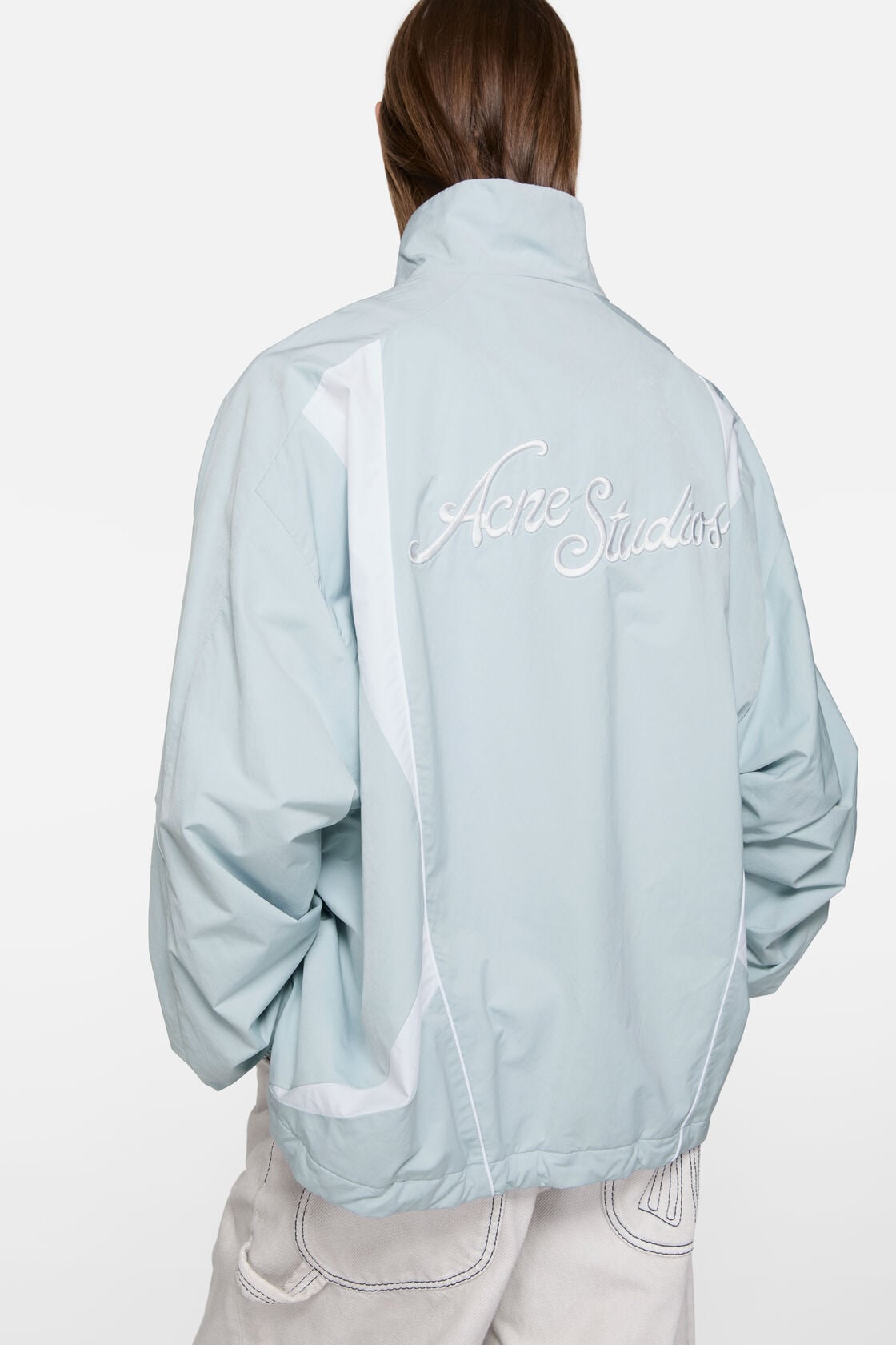 Acne Studios Technical logo jacket - Cold grey