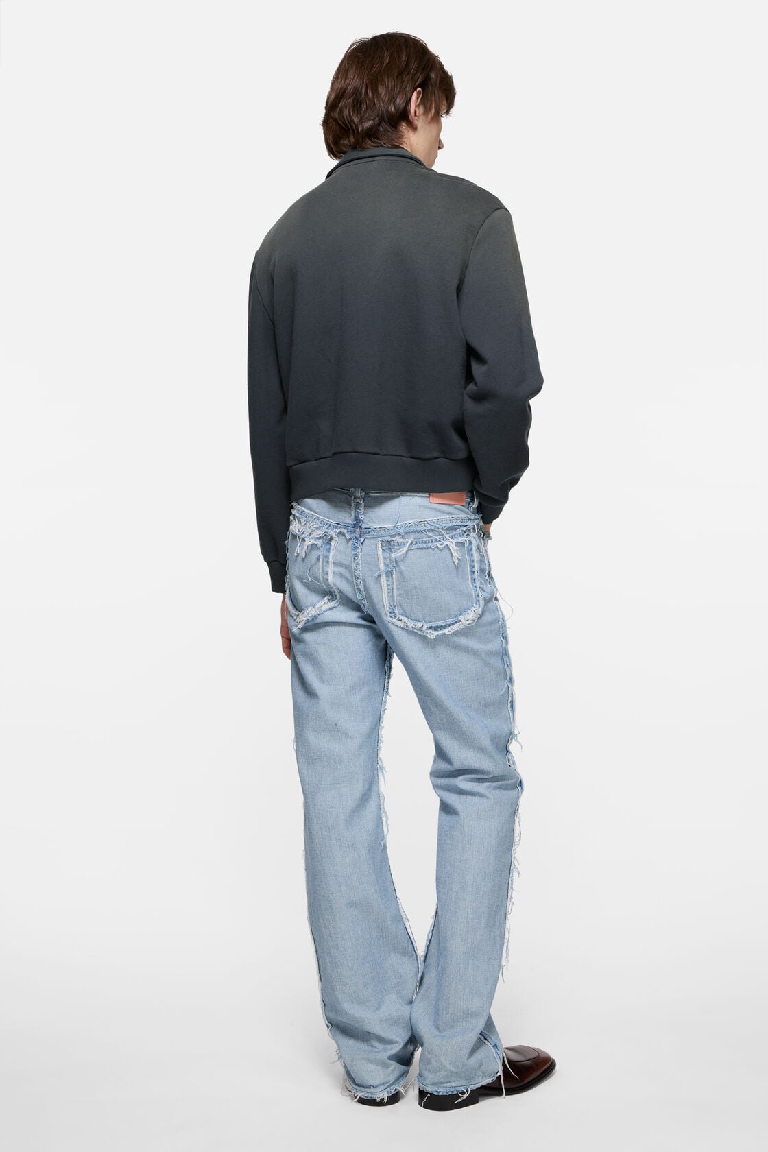 Acne Studios Cardigan with collar - Faded black