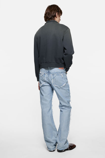 Acne Studios Cardigan with collar - Faded black
