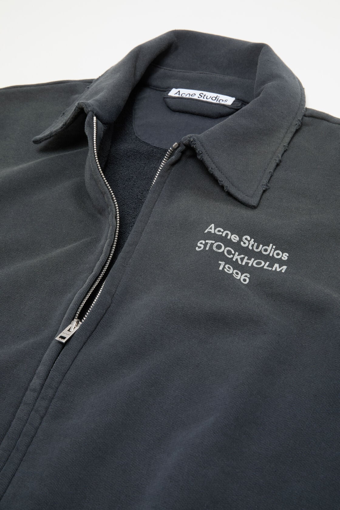 Acne Studios Cardigan with collar - Faded black
