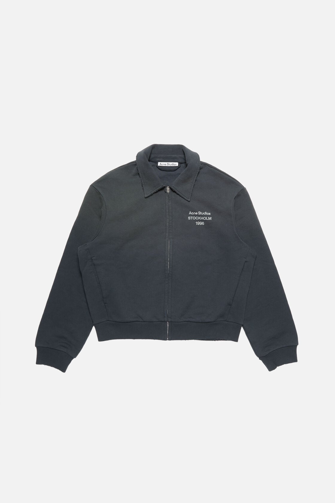 Acne Studios Cardigan with collar - Faded black