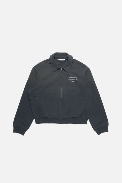 Acne Studios Cardigan with collar - Faded black