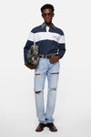 Navy/white