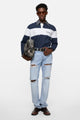 Navy/white