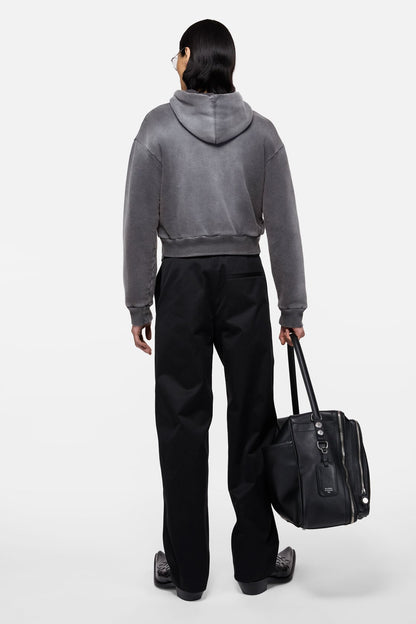 Acne Studios Sprayed zip hoodie - Faded black
