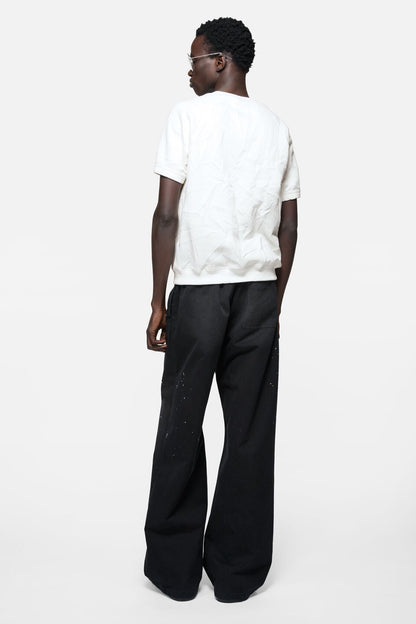 Acne Studios Crinkled fleece t-shirt - White