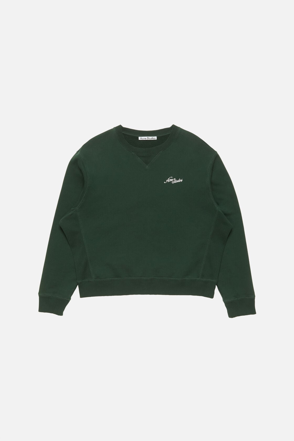 Acne Studios Fleece sweatshirt with logo - Dark green