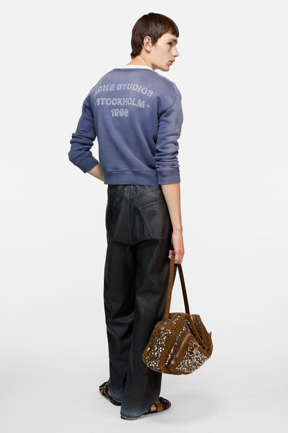 Acne Studios Sprayed logo sweatshirt - Navy