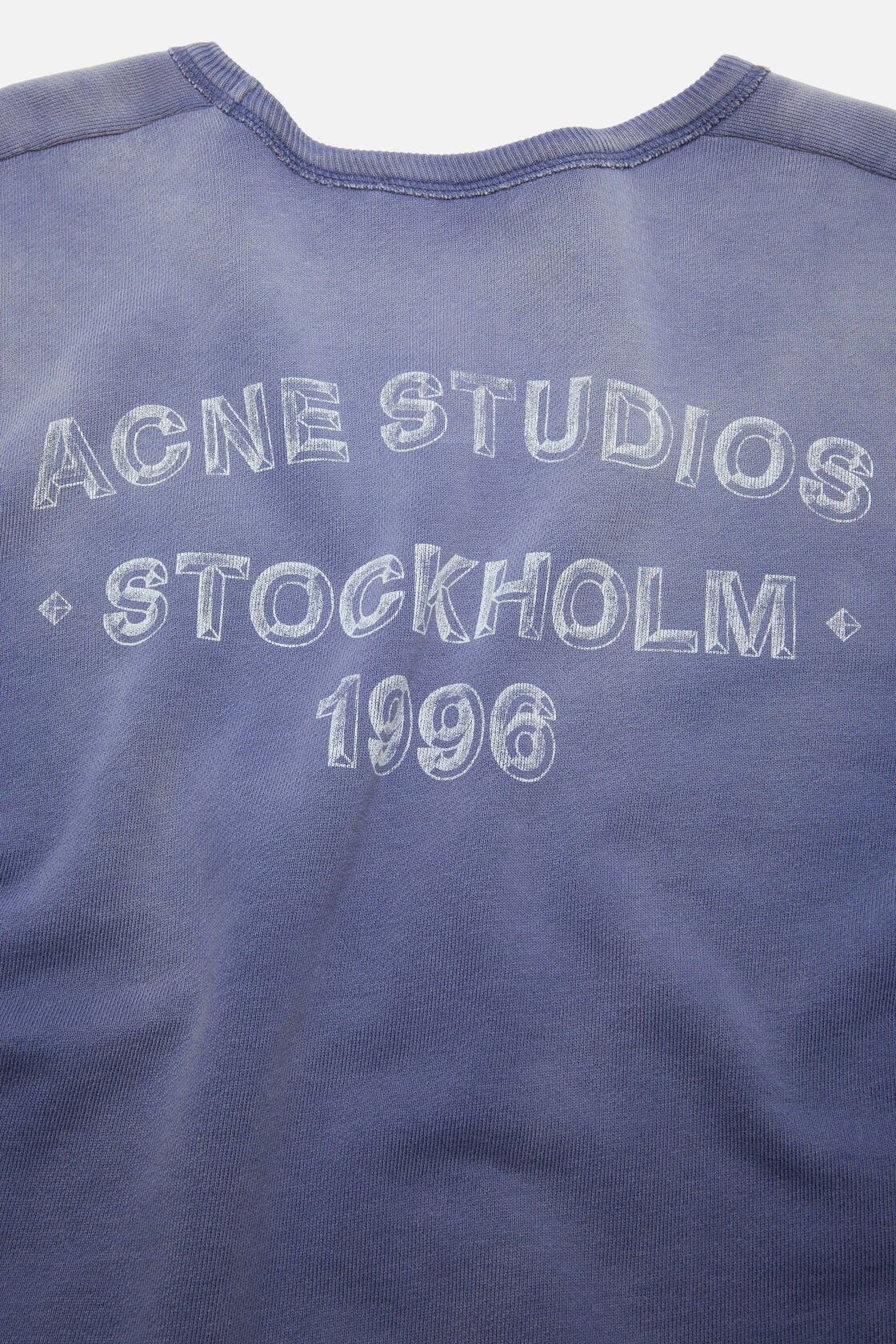 Acne Studios Sprayed logo sweatshirt - Navy