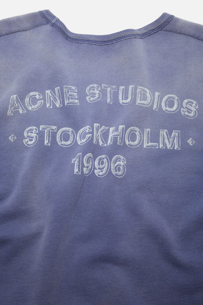 Acne Studios Sprayed logo sweatshirt - Navy