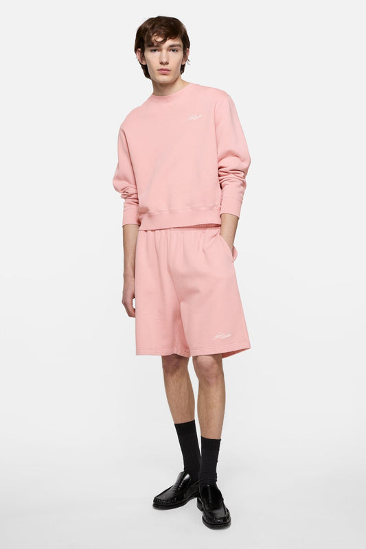 Acne Studios Fleece sweatshirt with logo - Faded pink