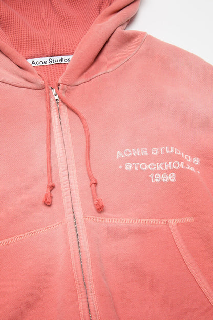 Acne Studios Sprayed zip hoodie - Red