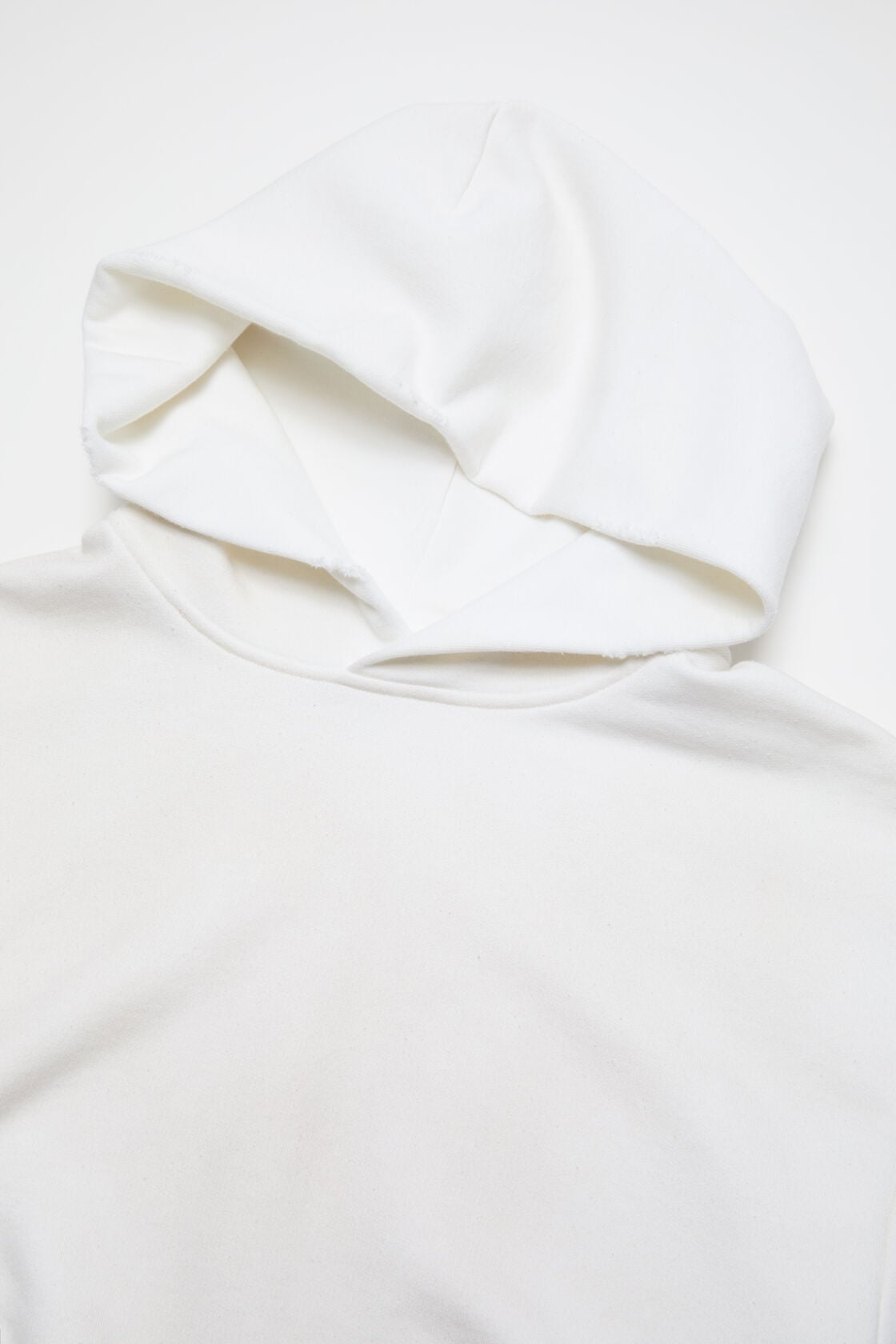 Acne Studios Fleece logo hoodie - Dusty white