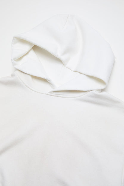 Acne Studios Fleece logo hoodie - Dusty white