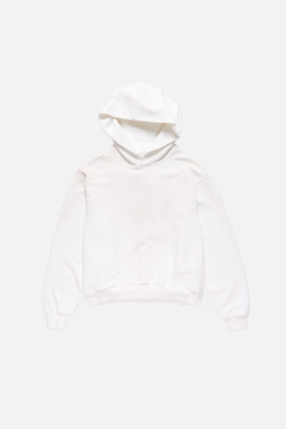 Acne Studios Fleece logo hoodie - Dusty white