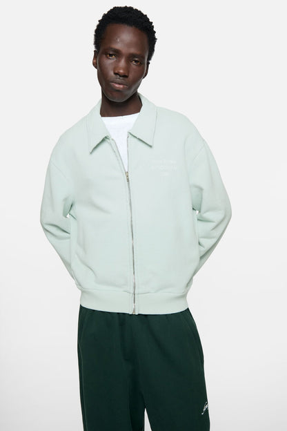 Acne Studios Cardigan with collar - Pale mint