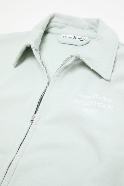 Acne Studios Cardigan with collar - Pale mint