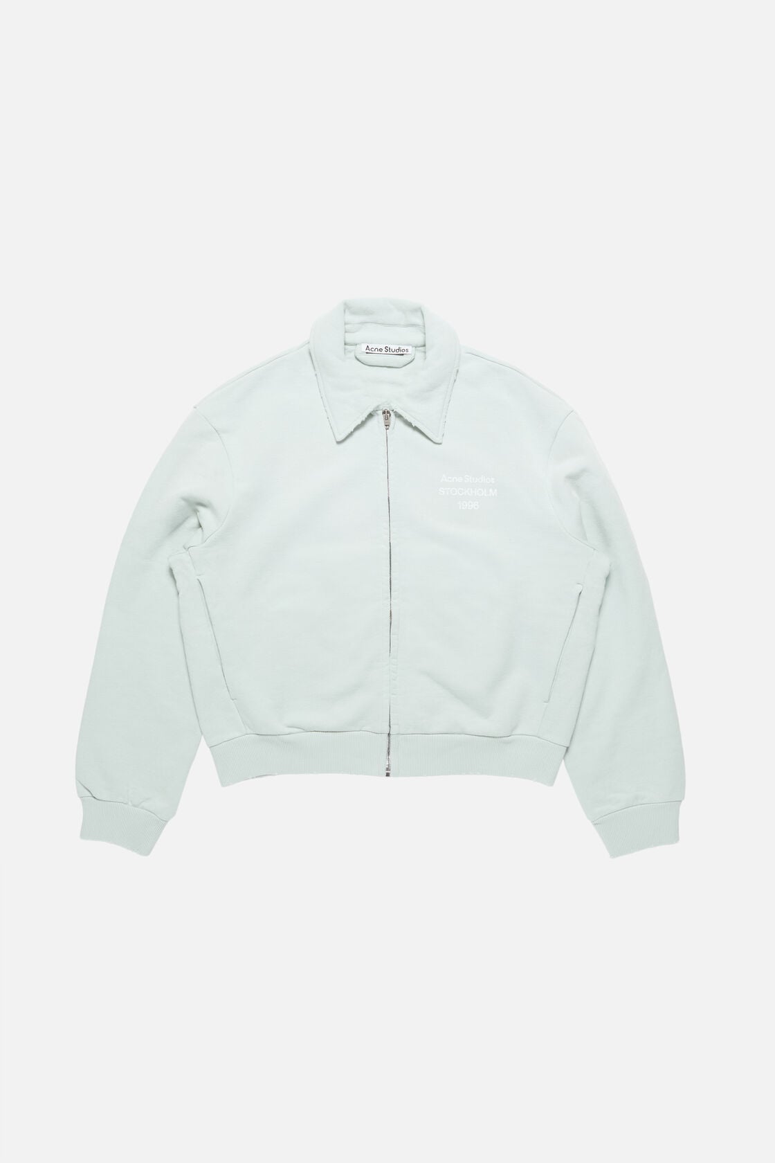 Acne Studios Cardigan with collar - Pale mint