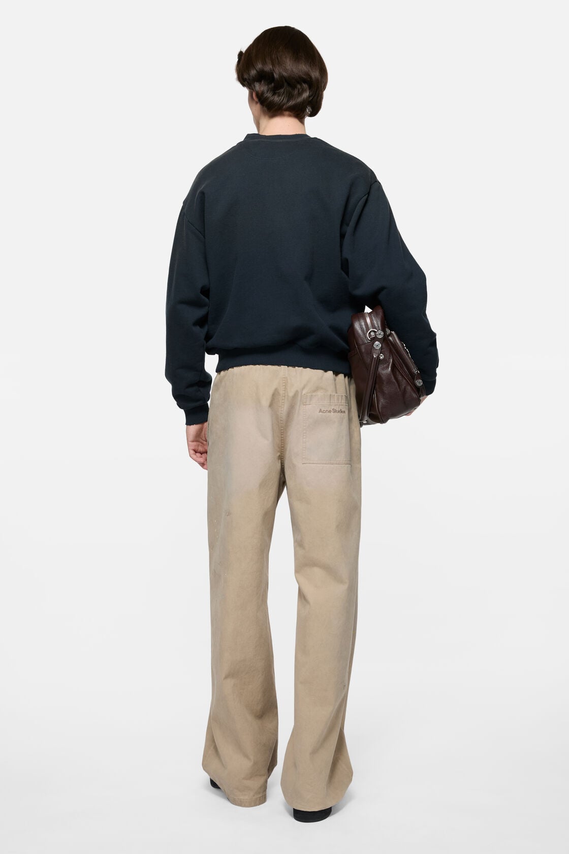 Acne Studios Washed zip-up cardigan - Black