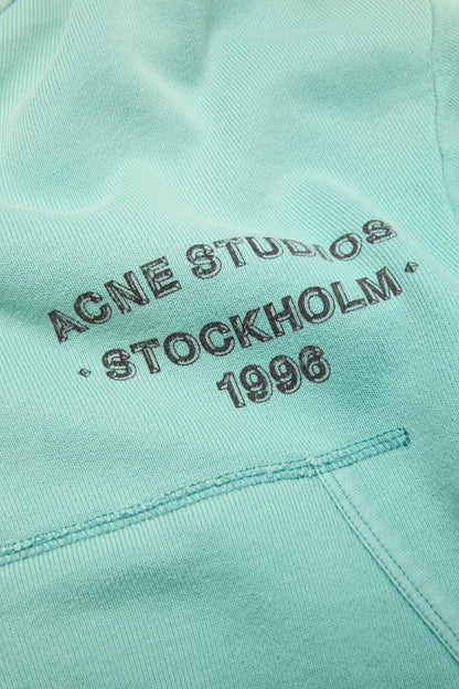 Acne Studios Sprayed zip hoodie - Mint green